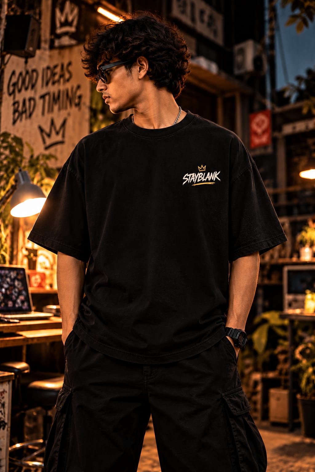 STAYBLANK — Never Late Tee