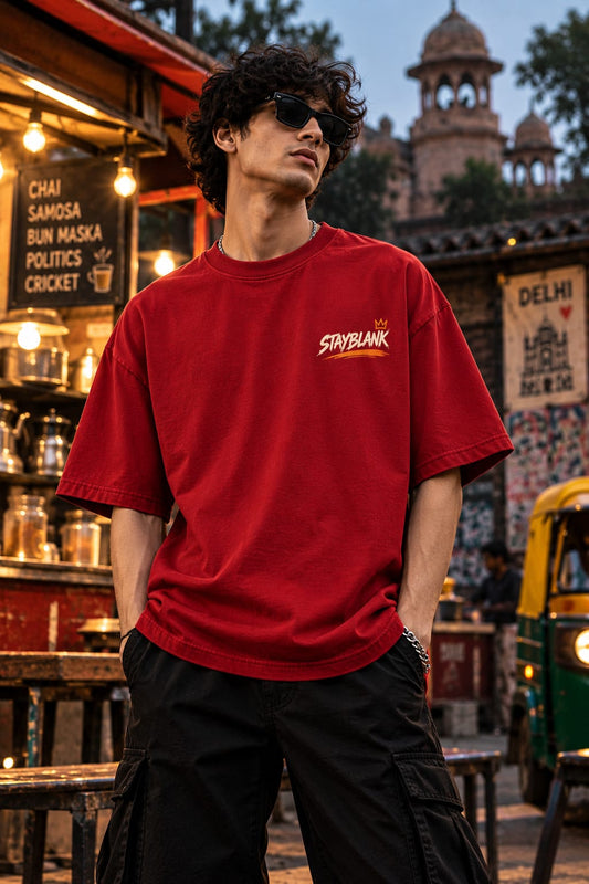 STAYBLANK — Chai Pe Charcha Tee