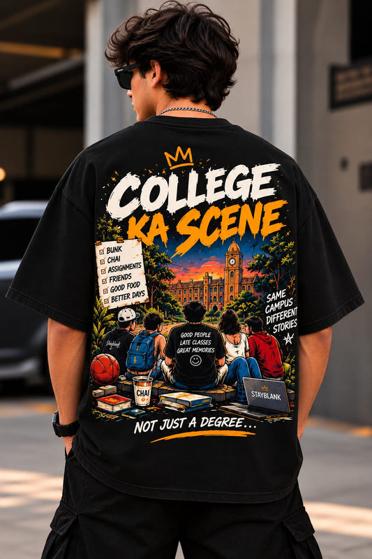 STAYBLANK — College Ka Scene Tee