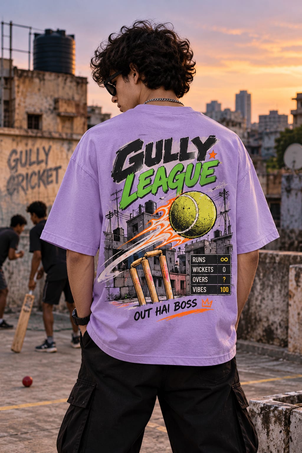 STAYBLANK — Gully Cricket Tee