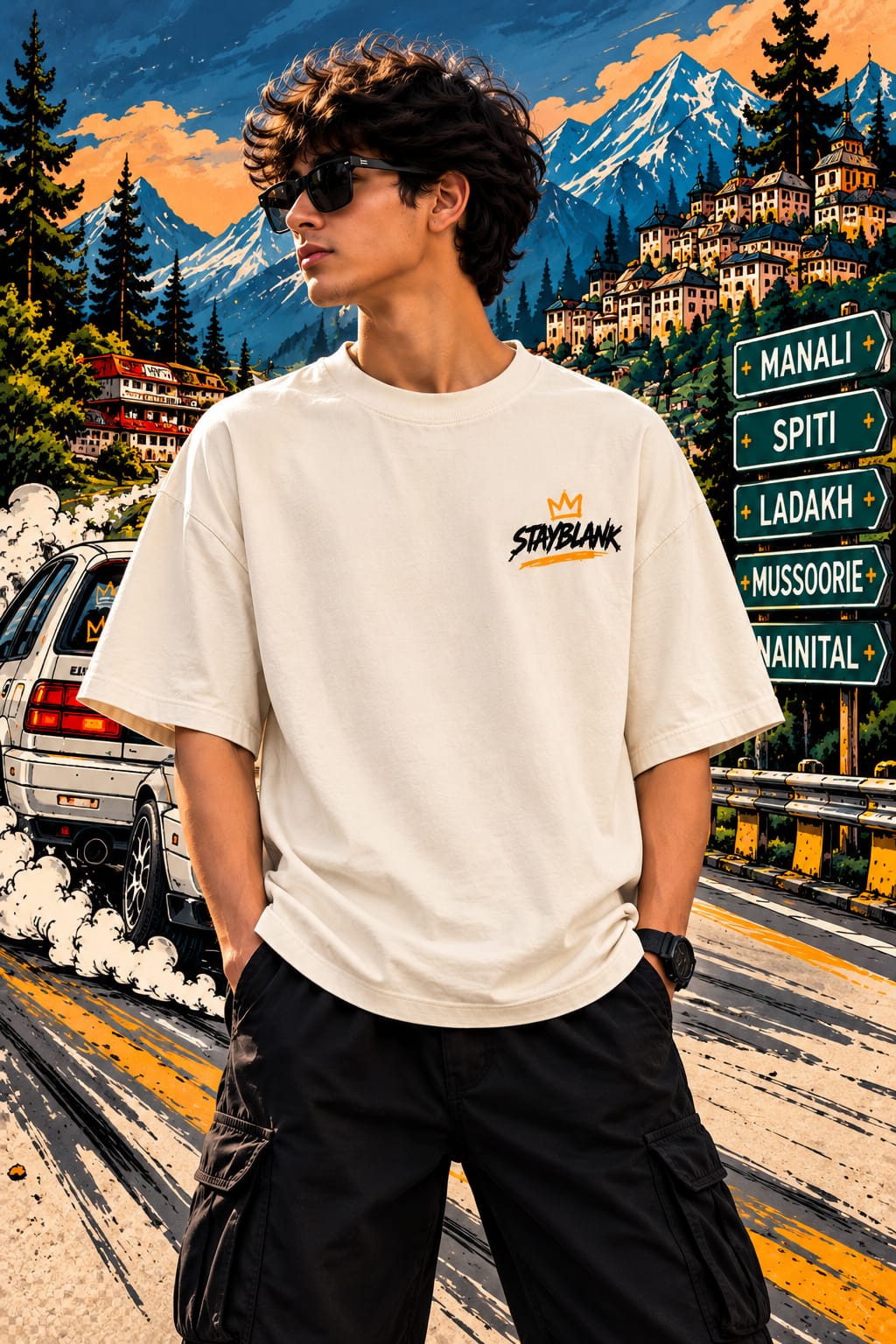 STAYBLANK — Desi Drift Tee