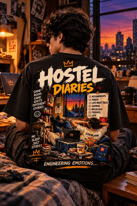 STAYBLANK — Hostel Diaries Tee