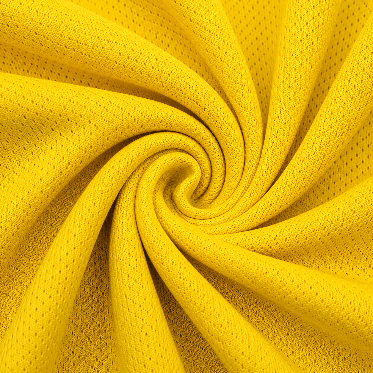 STAYBLANK - Mustard Yellow DotKnit Dryfit Sports T-shirt