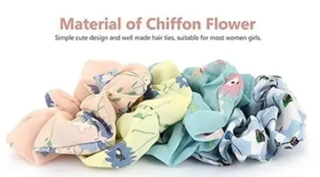 STAYBLANK - Premium Chiffon Scrunchies (Assorted)
